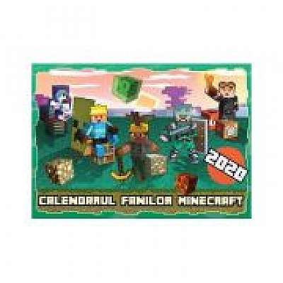 Coperta cărții Calendarul fanilor Minecraft 2020