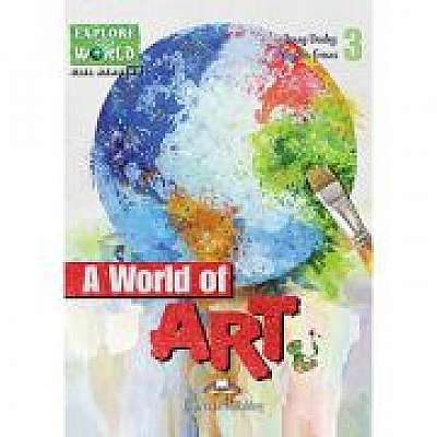 Coperta cărții Literatura CLIL A World of Art cu Cross-Platform App., Virginia Evans de Jenny Dooley