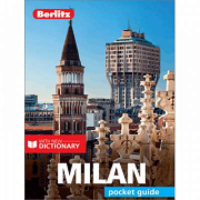 Coperta cărții Berlitz Pocket Guide Milan (Travel Guide with Dictionary)