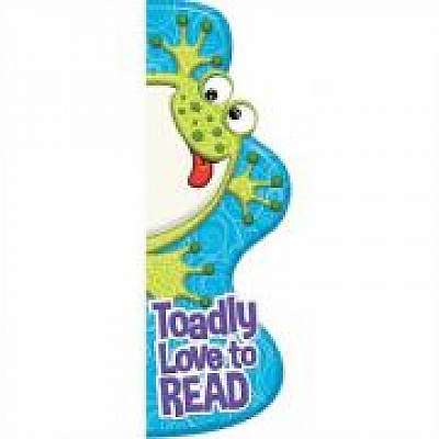 Coperta cărții Toadly Love to READ Shaped Bookmarks