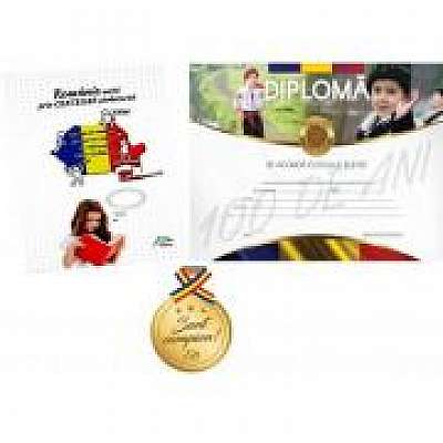 Romania unita prin CENTENAR sarbatorita6-10 aniContine diploma si medalie cadou