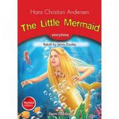 Coperta cărții The little mermaid cu Digibook App de Jenny Dooley