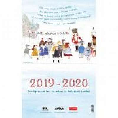 Coperta cărții Calendarul ilustratorilor romani 2019-2020
