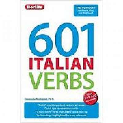 Coperta cărții 601 Italian Verbs (601 Verbs)