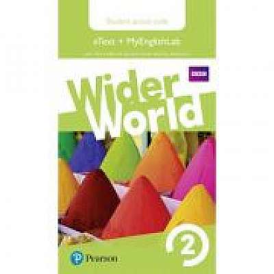 Wider World Level 2 MyEnglishLab & Students' eText Access Card