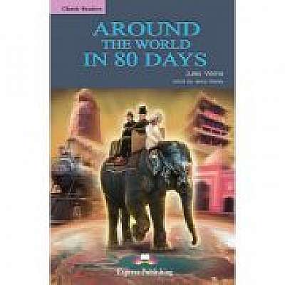 Around the world in 80 days. Retold Set cu CD - Jenny Dooley