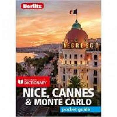 Coperta cărții Berlitz Pocket Guide Nice, Cannes & Monte Carlo (Travel Guide with Dictionary)