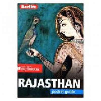 Coperta cărții Berlitz Pocket Guide Rajasthan (Travel Guide with Dictionary)