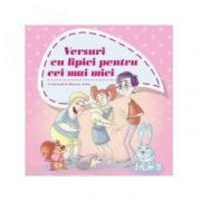 Coperta cărții Versuri cu lipici pentru cei mai mici