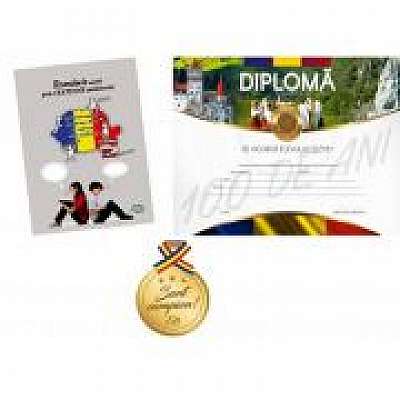 Romania unita prin CENTENAR sarbatoritavarsta 10+ aniContine diploma si medalie cadou