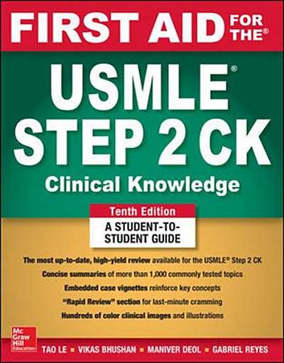 First Aid for the USMLE Step 2 Ck, Tenth Edition