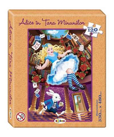 Puzzle Alice în țara minunilor (120 piese)