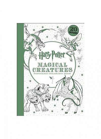 Harry Potter Magical Creatures Postcard Coloring Book