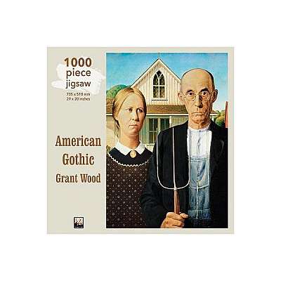 Grant Wood: American Gothic Jigsaw: 1000 Piece Jigsaw