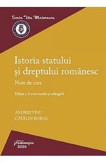 Istoria statului si dreptului romanesc Ed.2