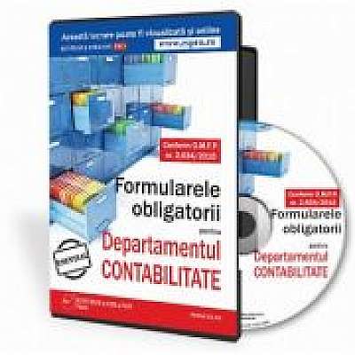 Coperta cărții CD Formularele obligatorii pentru Departamentul Contabilitate
