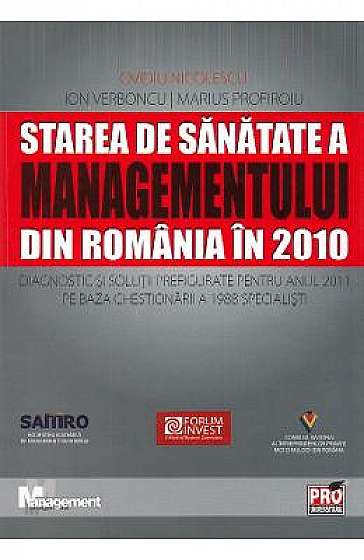 Starea de sanatate a managementului din Romania in 2010
