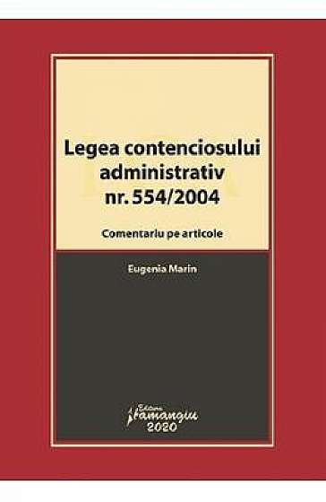 Legea contenciosului administrativ Nr.554/2004