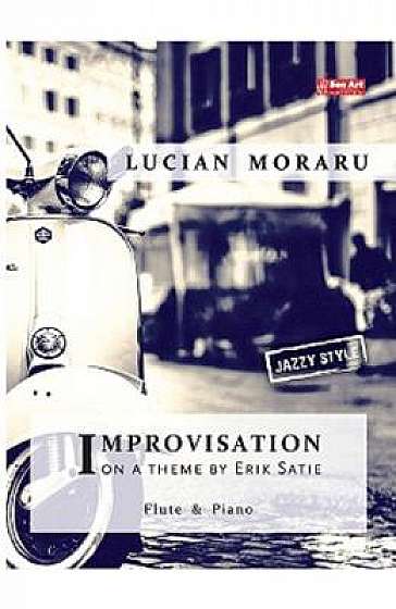 Improvisation on a theme by Erik Satie . Pentru flaut si pian