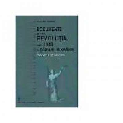 Coperta cărții Documente privind Revolutia de la 1848 in Tarile Romane (vol. XI 6-31 iulie 1848)
