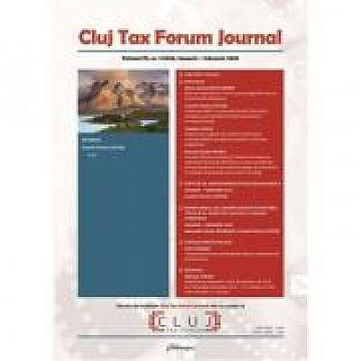 Cluj Tax Forum Journal 1-2020