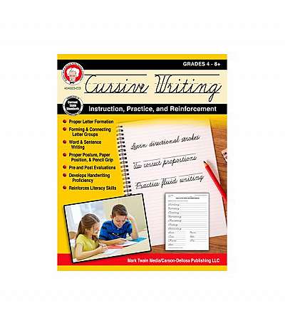 Cursive Writing: Instruction, Practice, and Reinforcement, Grades 4 - 9