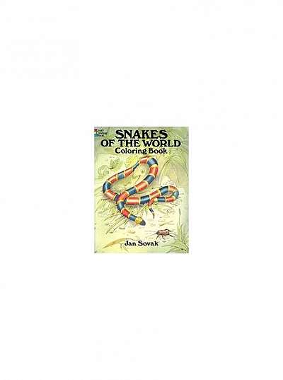 Coperta cărții Snakes of the World Coloring Book
