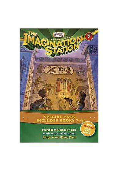The Imagination Station Special Pack, Books 7-9: Secret of the Prince's Tomb/Battle for Cannibal Island/Escape to the Hiding Place