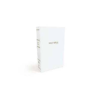 NKJV, Gift and Award Bible, Leather-Look, White, Red Letter Edition