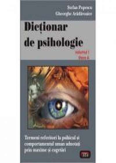Dictionar de psihologie vol. 1 - Stefan Popescu