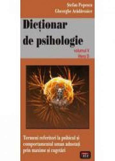 Dictionar de psihologie vol. 5 - Stefan Popescu