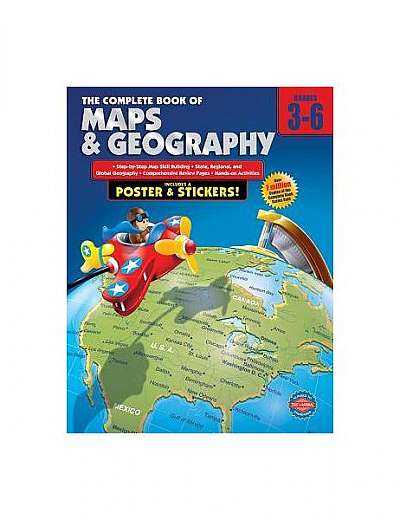 Coperta cărții The Complete Book of Maps & Geography [With Poster]