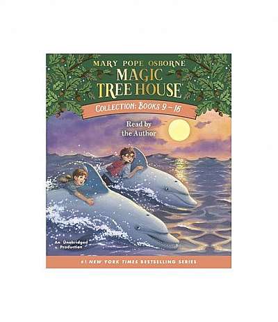 Magic Tree House Collection: Books 9-16: #9: Dolphins at Daybreak; #10: Ghost Town; #11: Lions; #12: Polar Bears Past Bedtime; #13: Volcano; #14: Drag