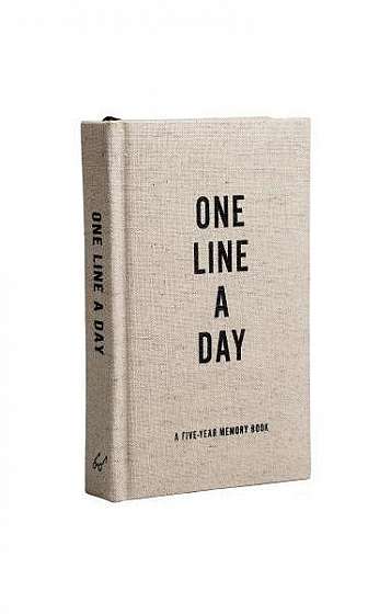 Coperta cărții Canvas One Line a Day: A Five-Year Memory Book