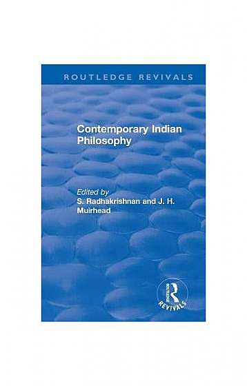 Coperta cărții Revival: Contemporary Indian Philosophy (1936)