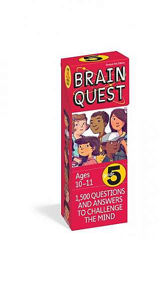 Brain Quest Grade 5, Revised 4th Edition: 1,500 Questions and Answers to Challenge the Mind