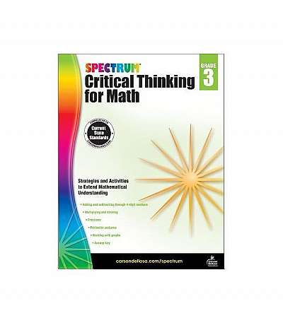 Spectrum Critical Thinking for Math, Grade 3
