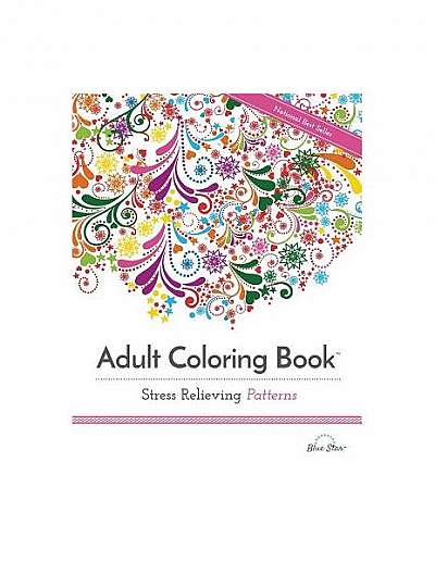 Coperta cărții Adult Coloring Book Stress Relieving Patterns