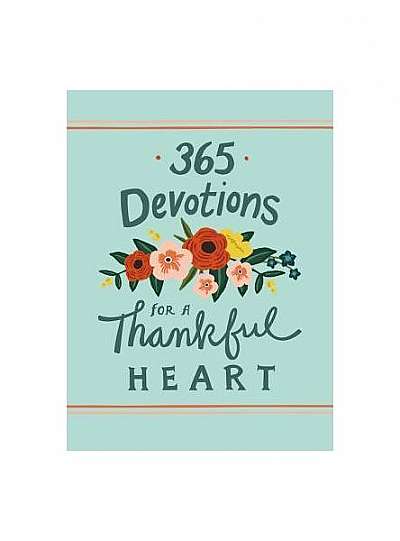 Coperta cărții 365 Devotions for a Thankful Heart