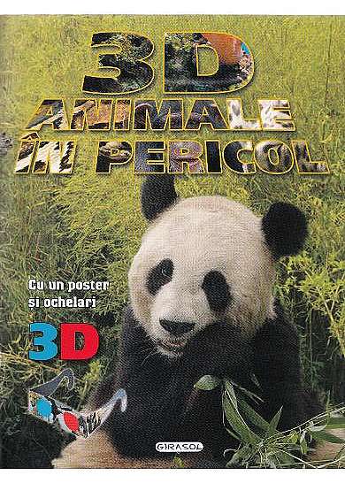 3D Animale in pericol (poster + ochelari)