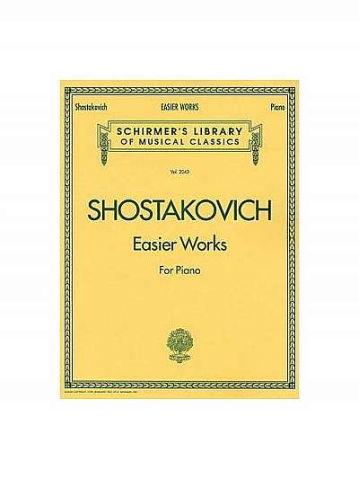 Shostakovich Easier Works for Piano