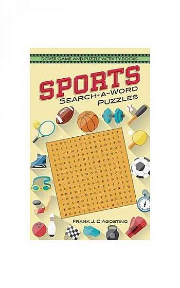 Coperta cărții Sports Search-A-Word Puzzles