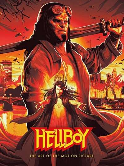 Coperta cărții Hellboy: The Art of the Motion Picture (2019)