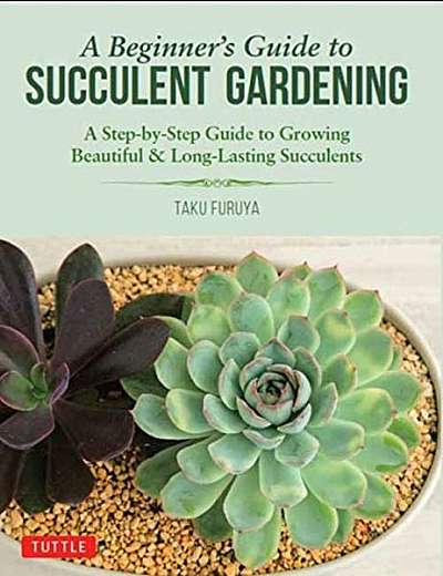 Coperta cărții A Beginner's Guide to Succulent Gardening: A Step-By-Step Guide to Growing Beautiful & Long-Lasting Succulents