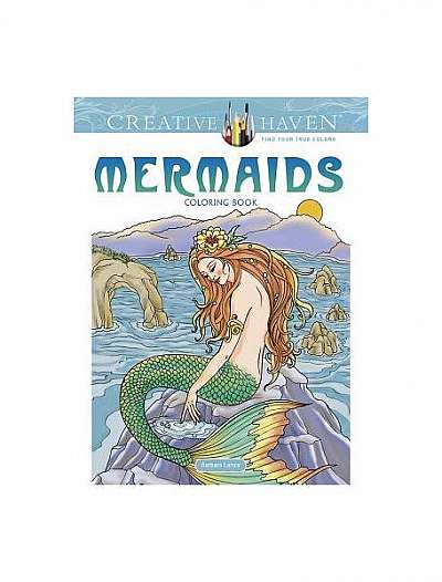 Creative Haven Mermaids Coloring Book