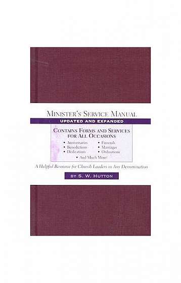 Coperta cărții Minister's Service Manual
