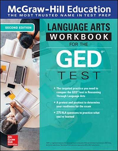 Coperta cărții McGraw-Hill Education Reasoning Through Language Arts (Rla) Workbook for the GED Test, Second Edition