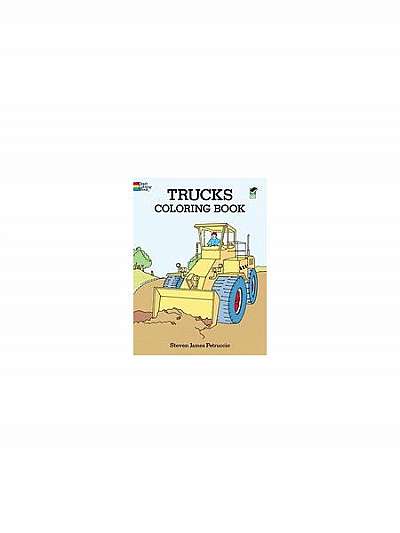 Coperta cărții Trucks Coloring Book