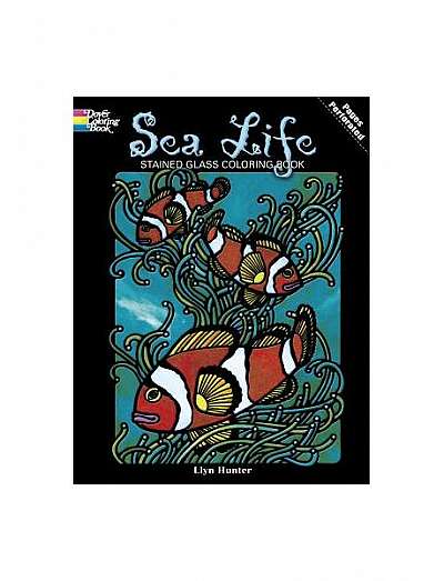 Sea Life Stained Glass Coloring Book