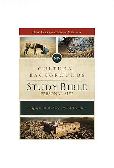 NIV, Cultural Backgrounds Study Bible, Personal Size, Hardcover, Red Letter Edition: Bringing to Life the Ancient World of Scripture